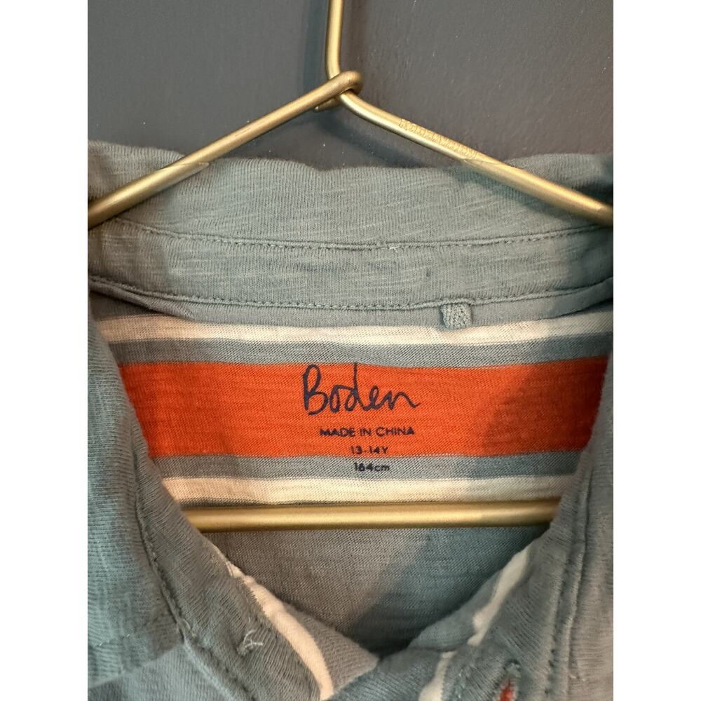Mini Boden Striped Polo - Picture 2 of 2